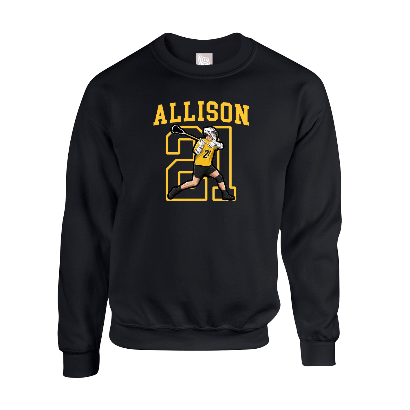 Fleece Crew — Shirsey in Black