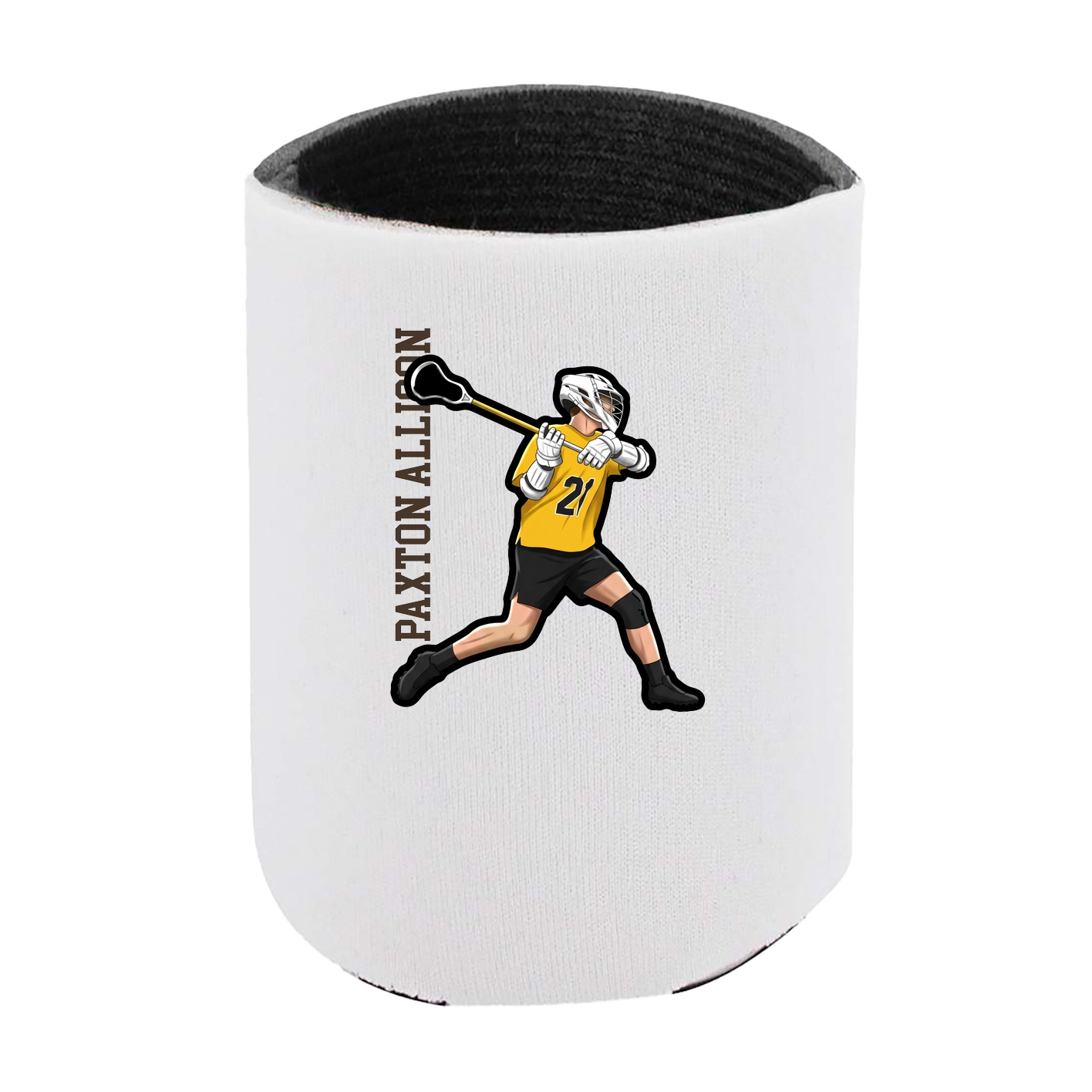 Can Holder — Name Vertical in White