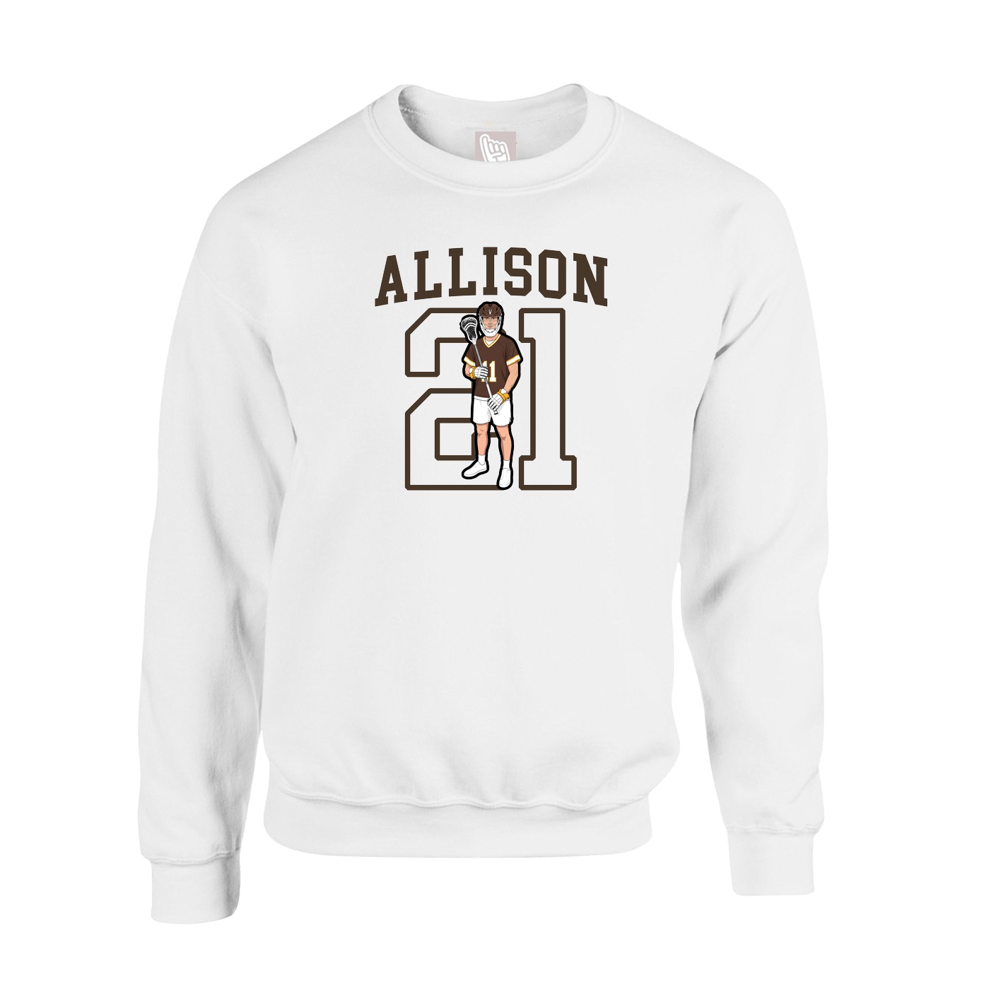 Fleece Crew — Shirsey in White