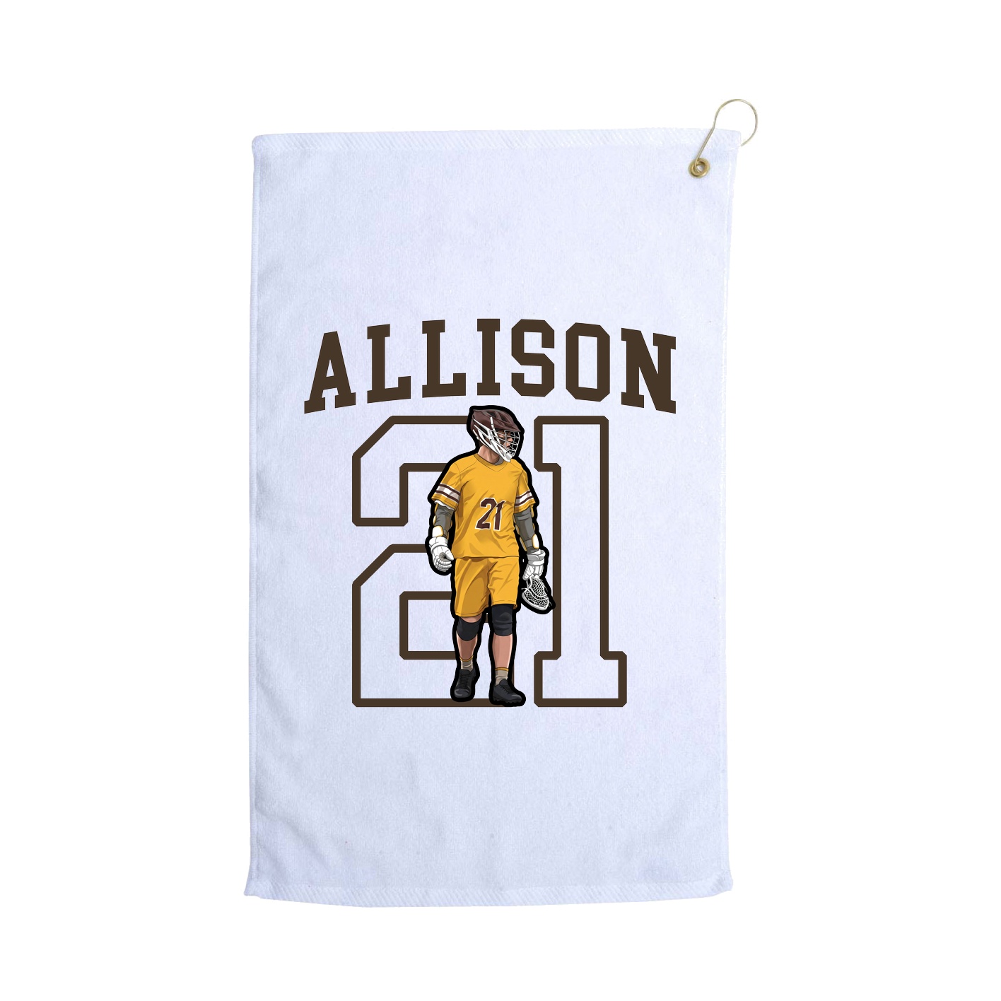 Golf Towel — Shirsey in White