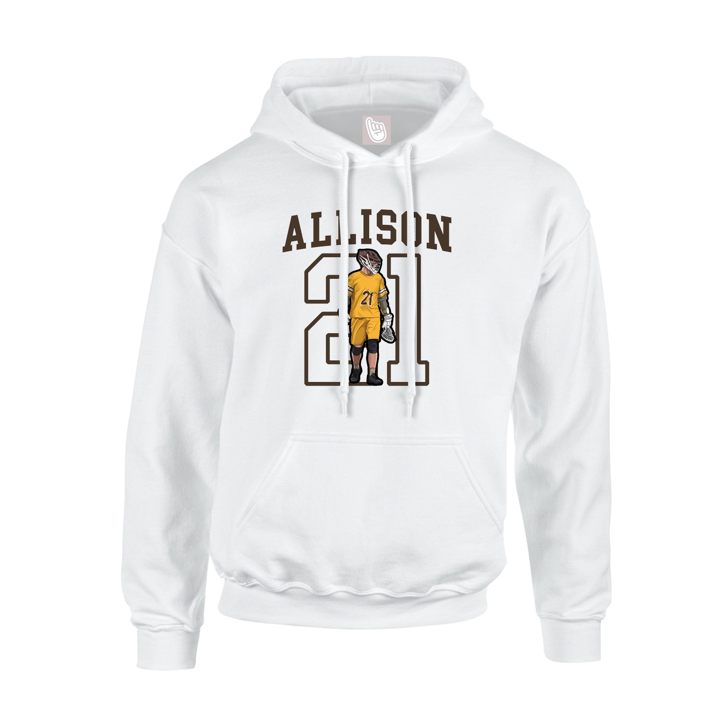 Hoodie — Shirsey in White