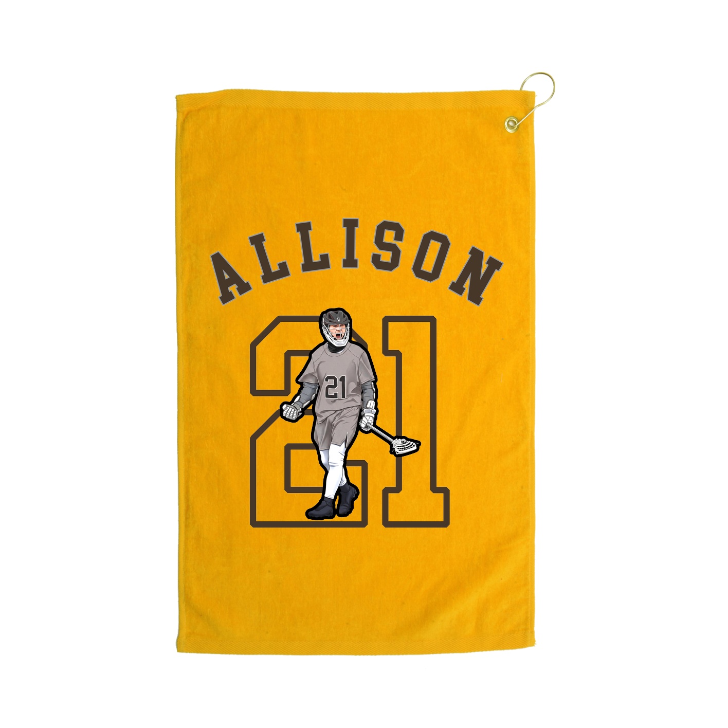 Golf Towel — Shirsey Arch in Gold