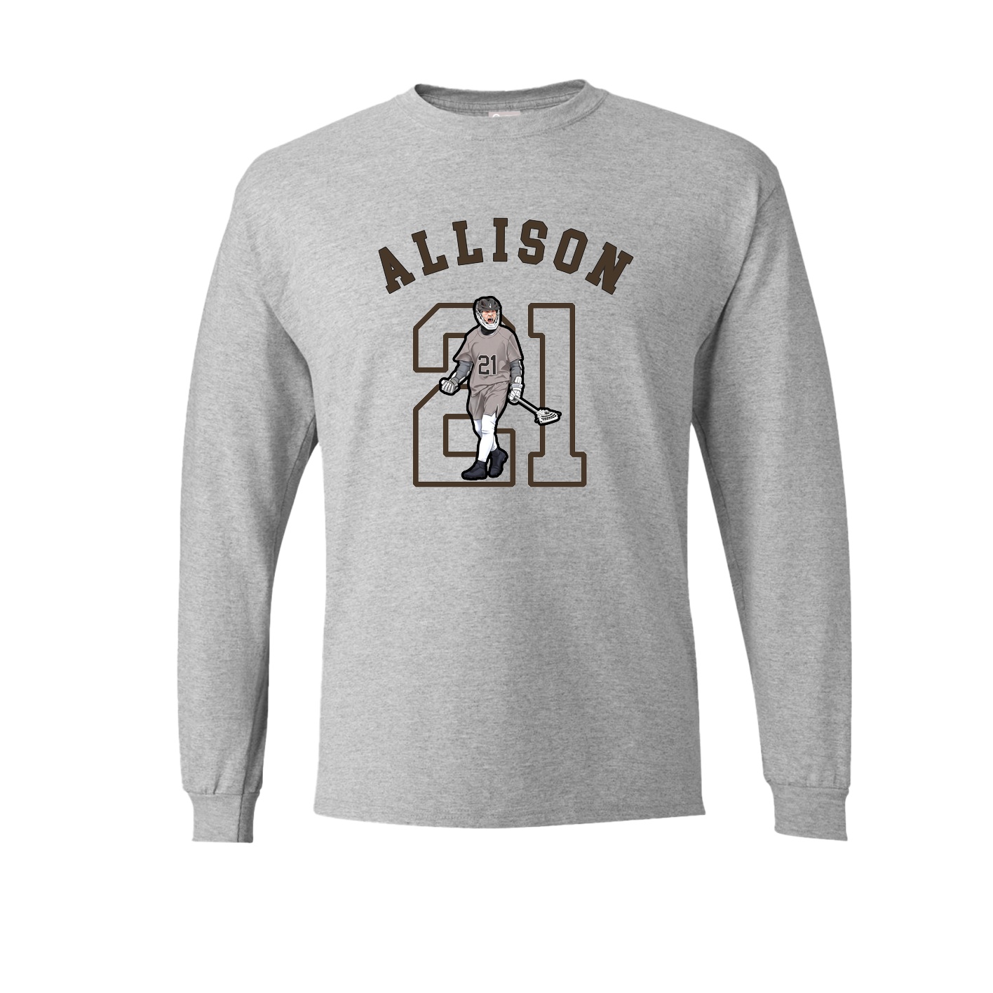 Long Sleeve Tee — Shirsey Arch in Grey