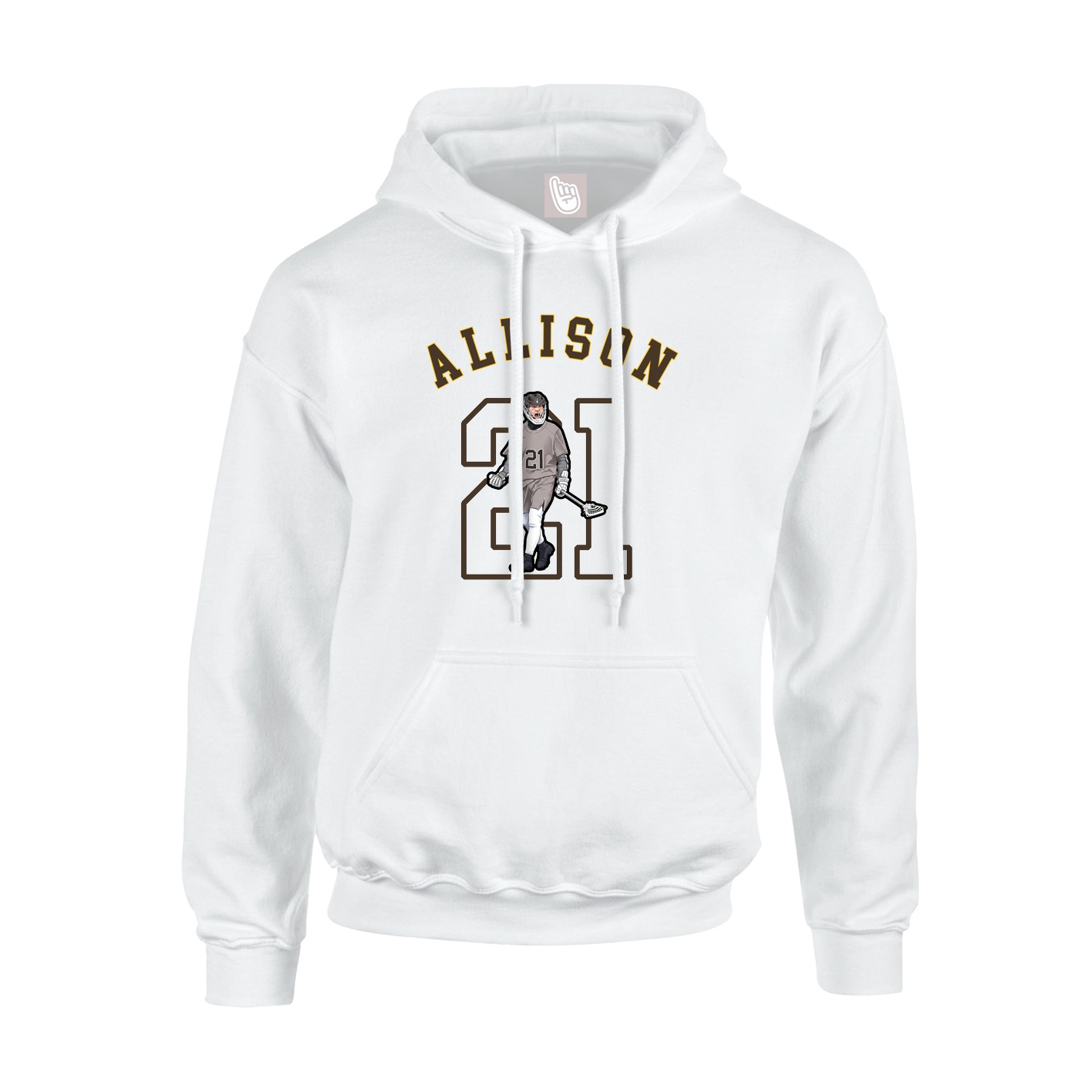 Hoodie — Shirsey Arch in White