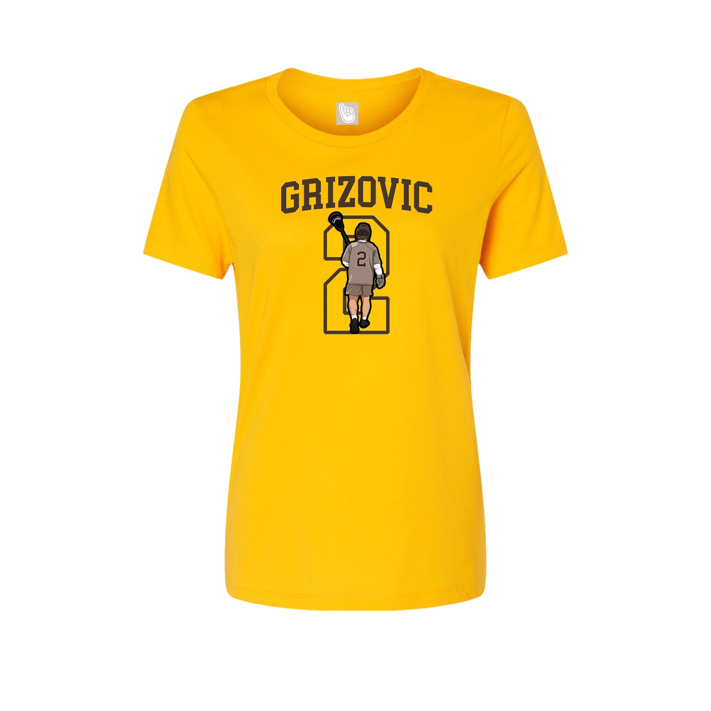 Fitted Women's Tee — Shirsey in Gold