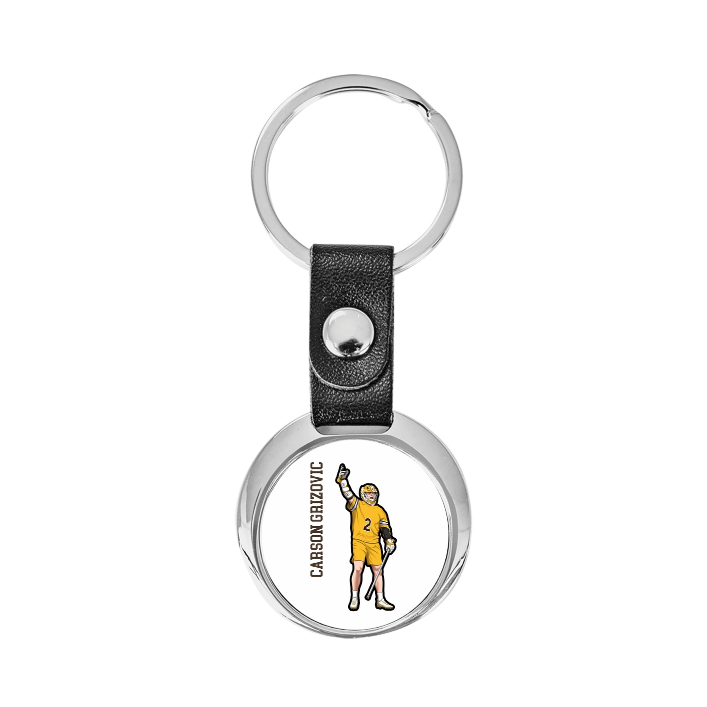 Key Chain — Name Vertical in Classic