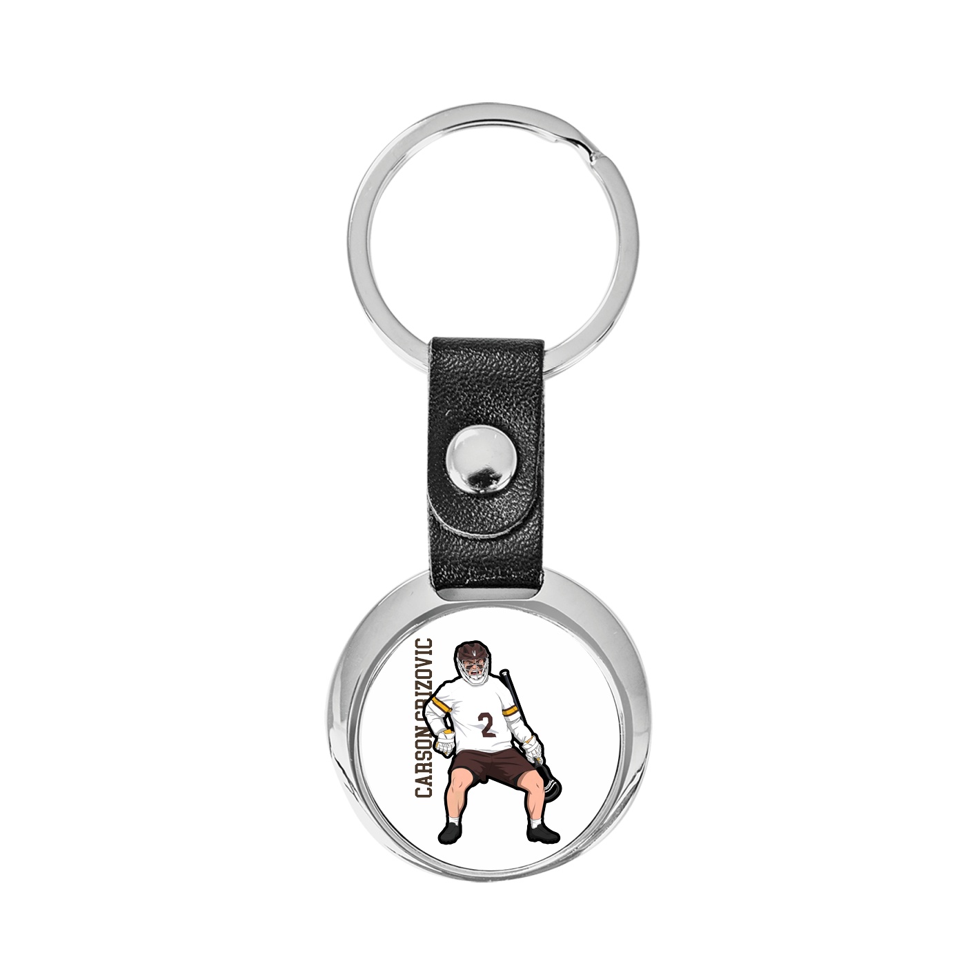 Key Chain — Name Vertical in Classic