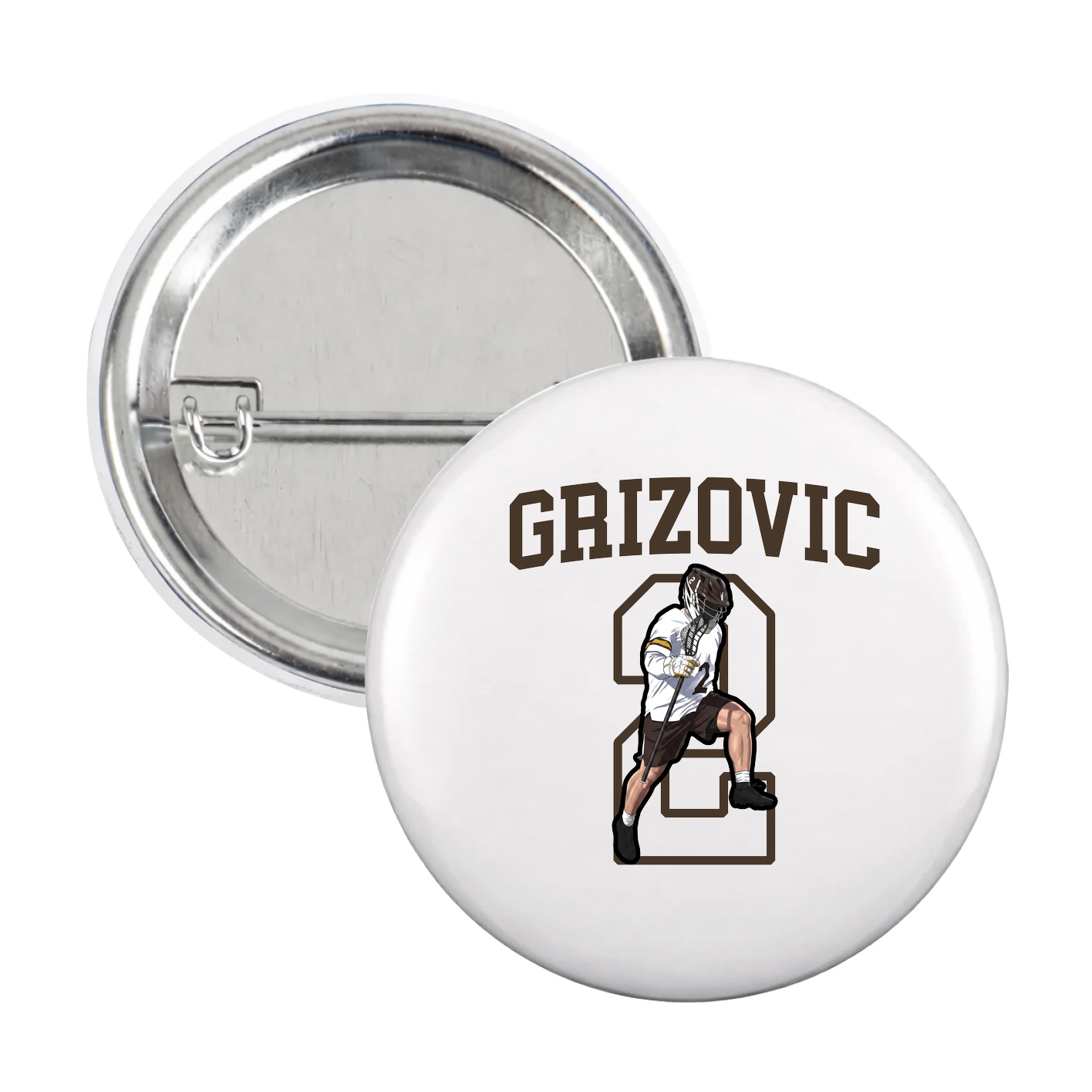 Game Day Button — Shirsey in White