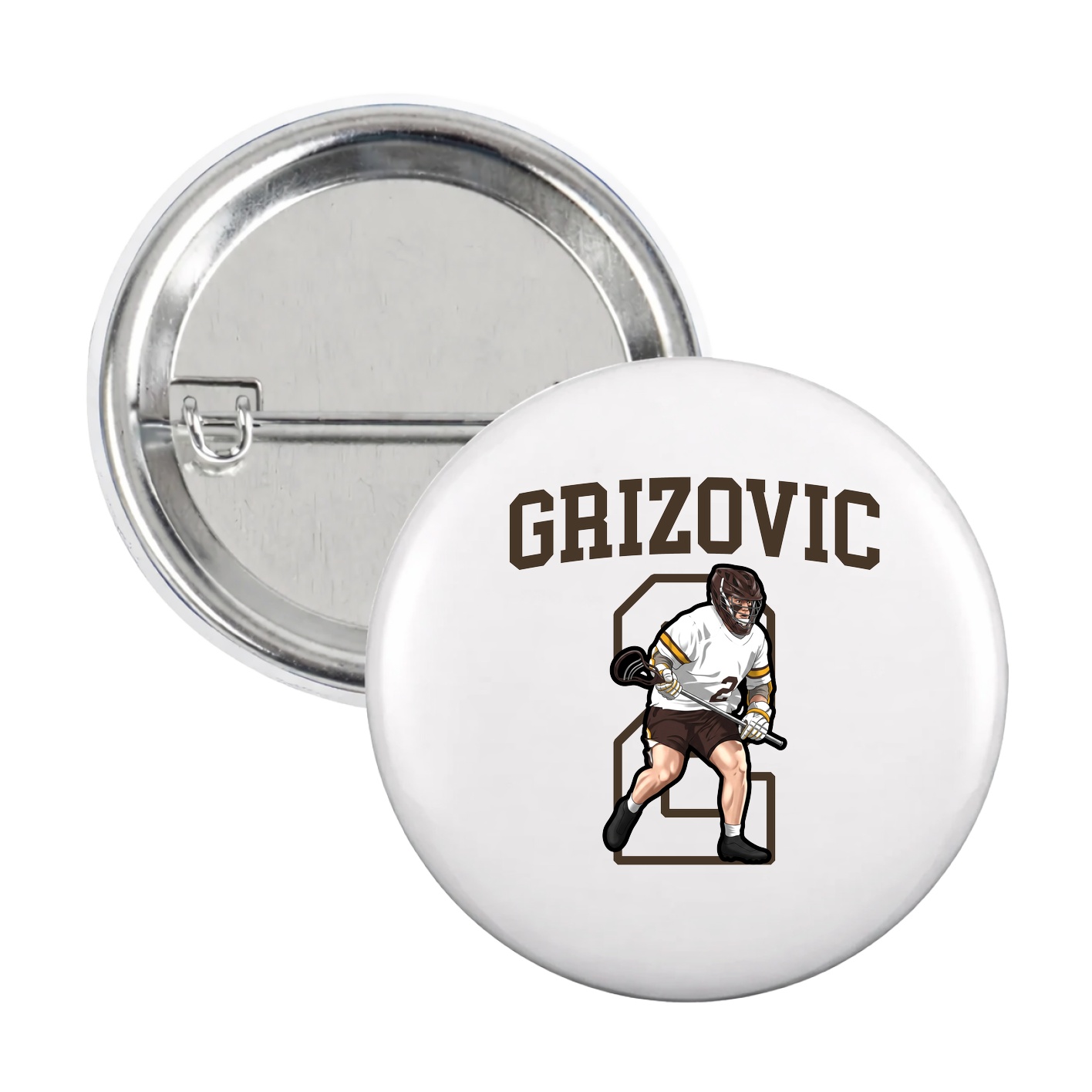 Game Day Button — Shirsey in White