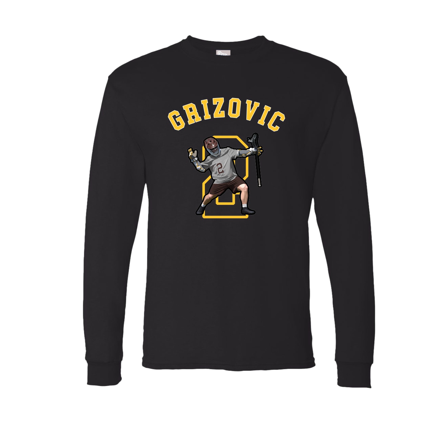 Long Sleeve Tee — Shirsey Arch in Black