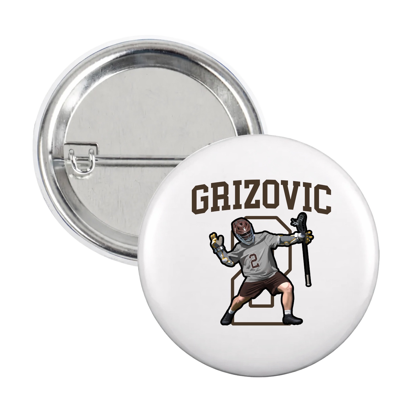 Game Day Button — Shirsey in White