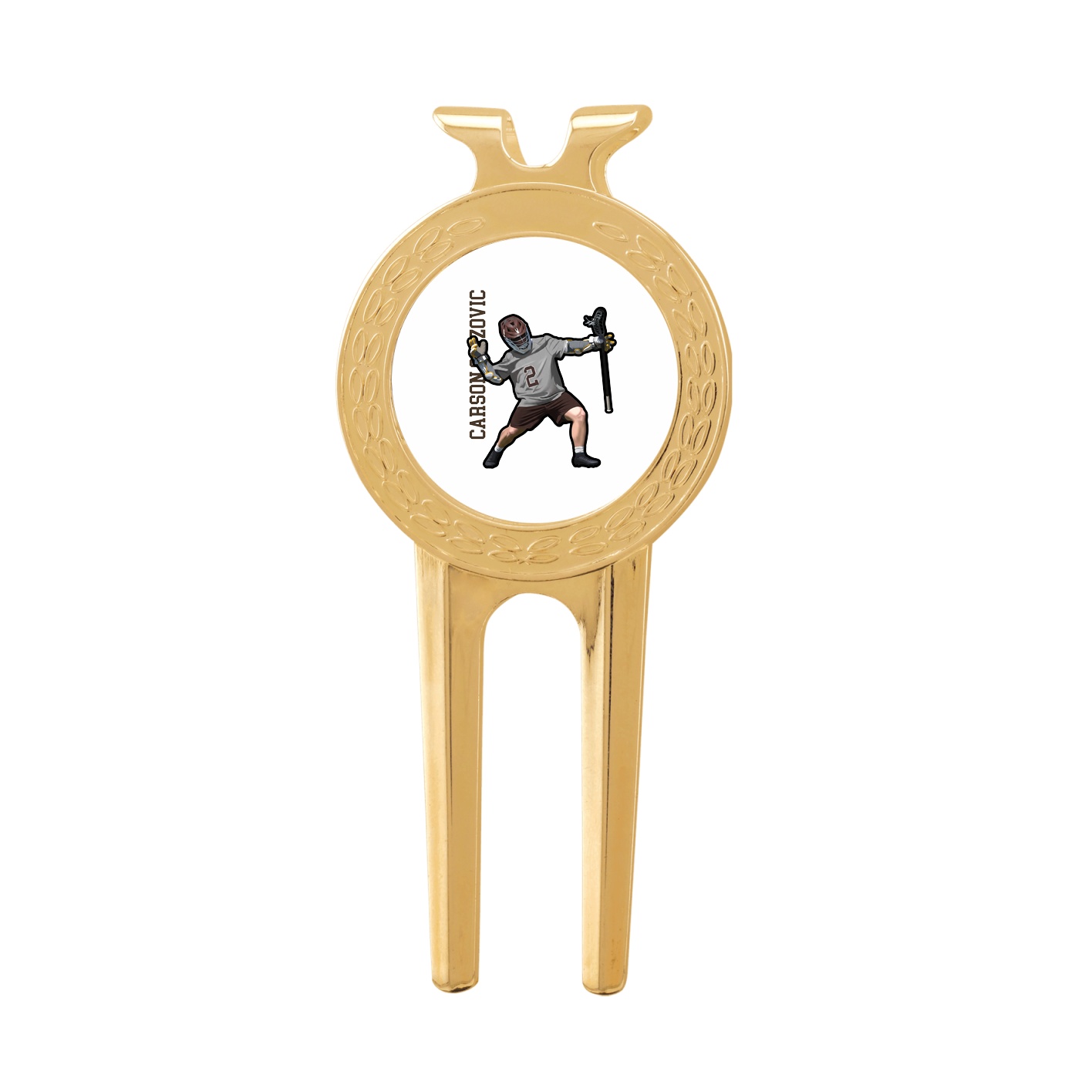 Divot Tool with Ball Marker — Name Vertical in Classic