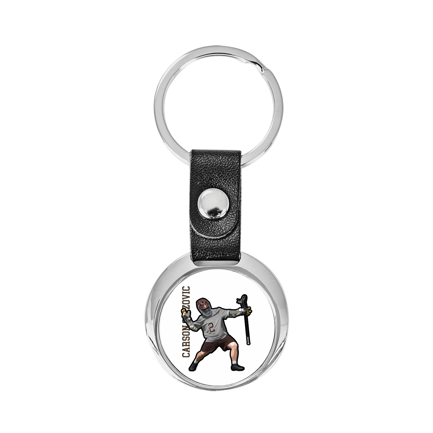 Key Chain — Name Vertical in Classic