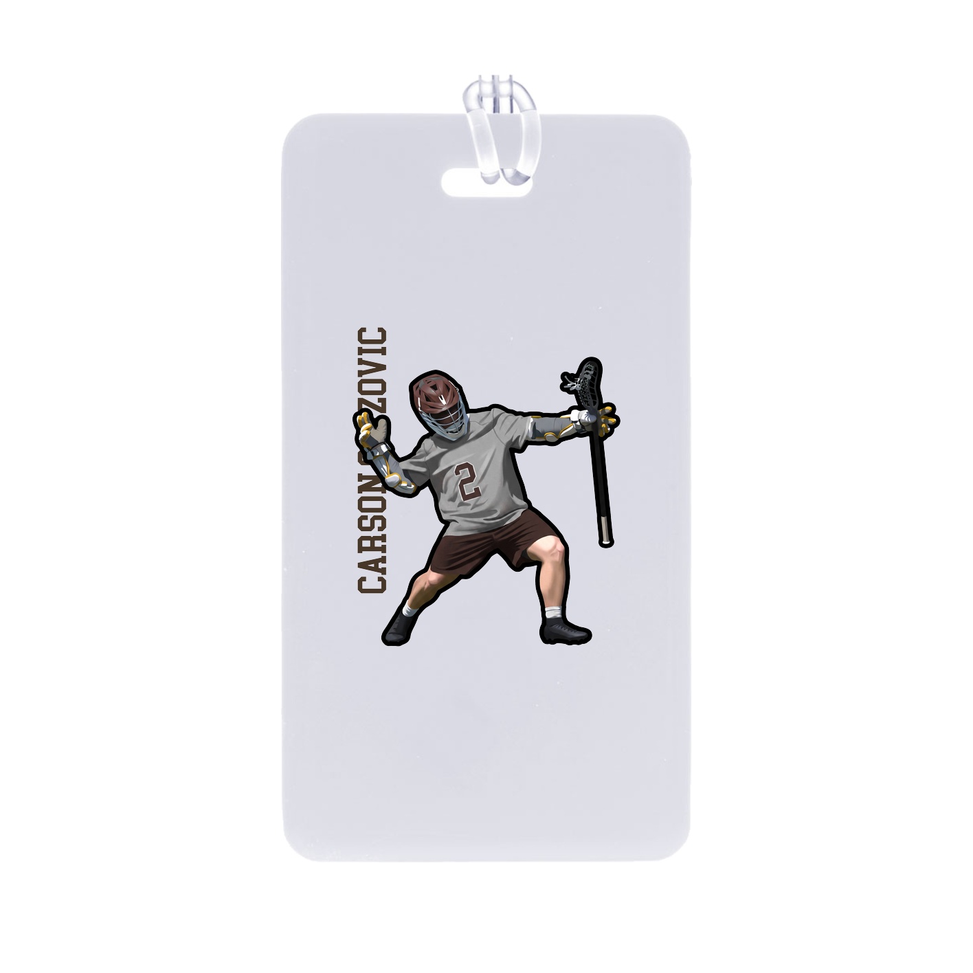 Bag Tag — Name Vertical in Classic