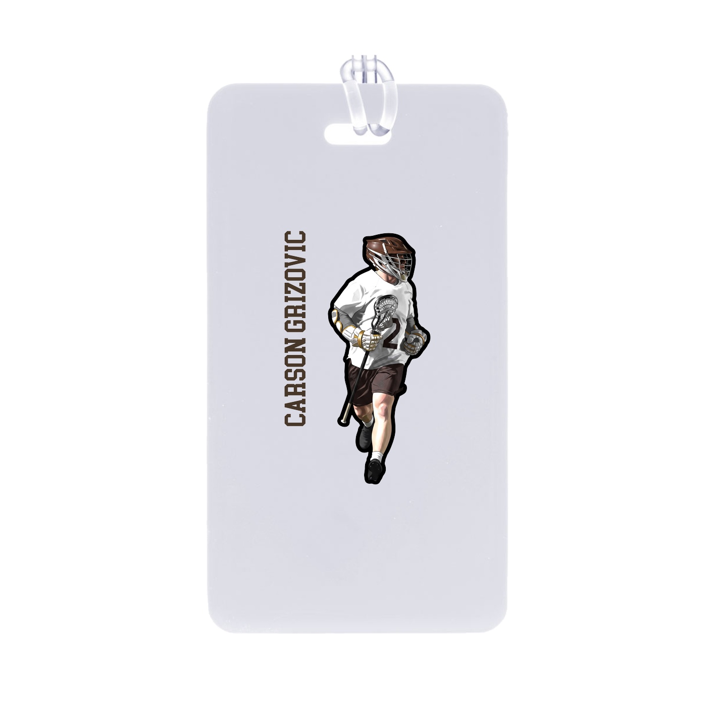 Bag Tag — Name Vertical in Classic