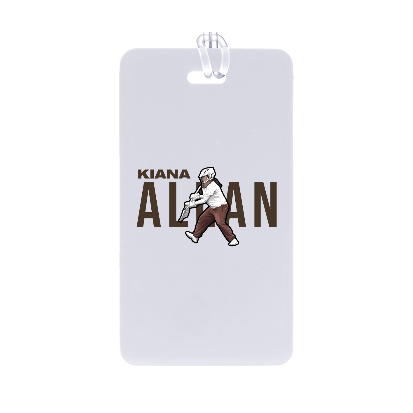 Bag Tag — Player Name in Classic