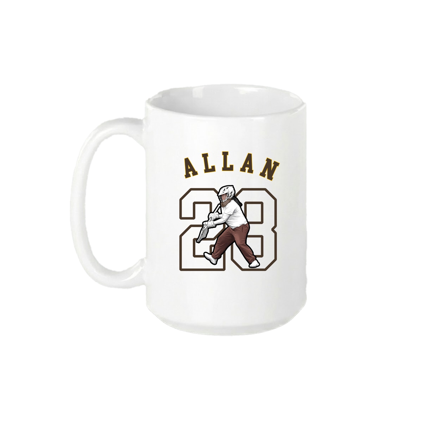 15oz Coffee Mug — Shirsey Arch in White