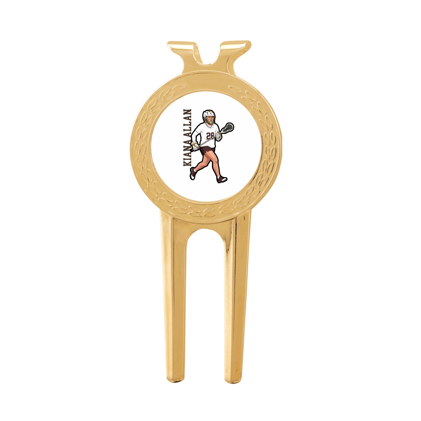 Divot Tool with Ball Marker — Name Vertical in Classic