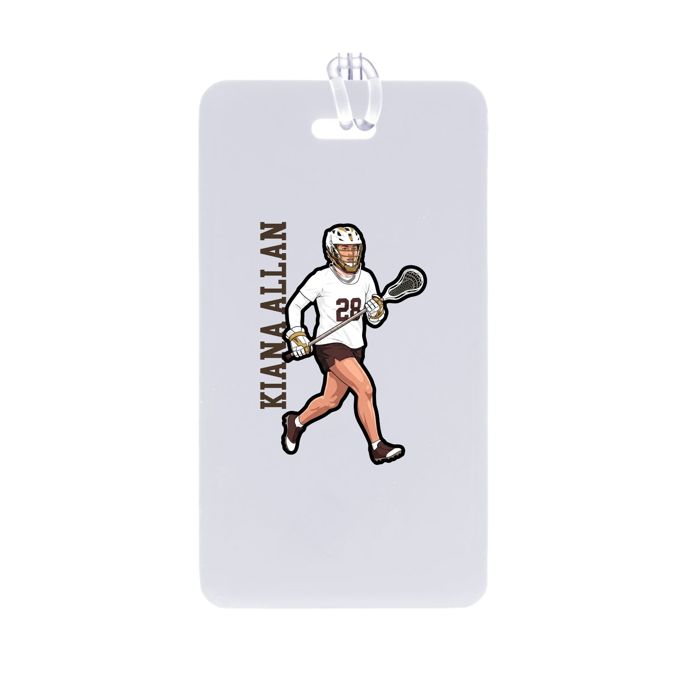 Bag Tag — Name Vertical in Classic