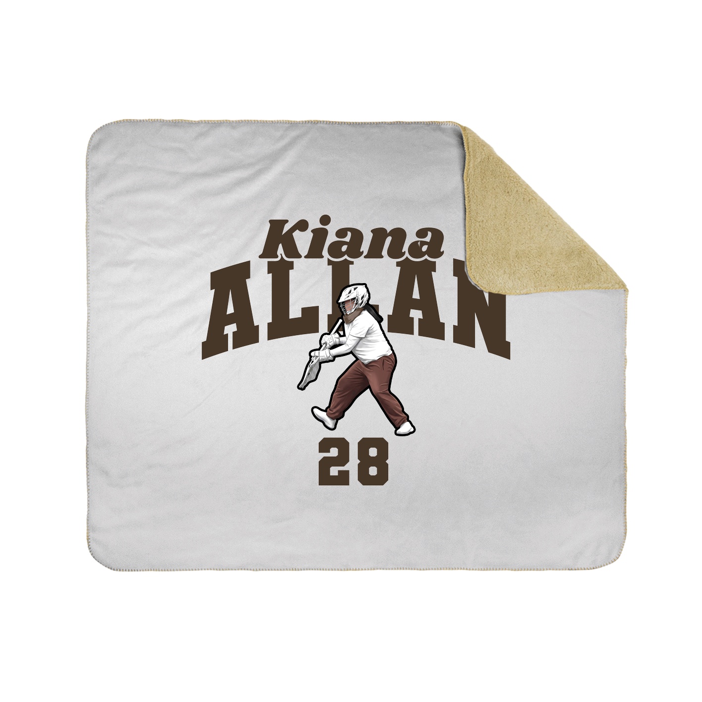Throw Blanket — Signature Arch in White