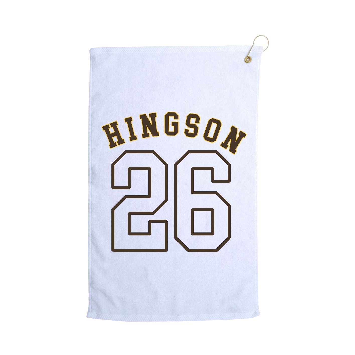 Golf Towel — Shirsey Arch in White
