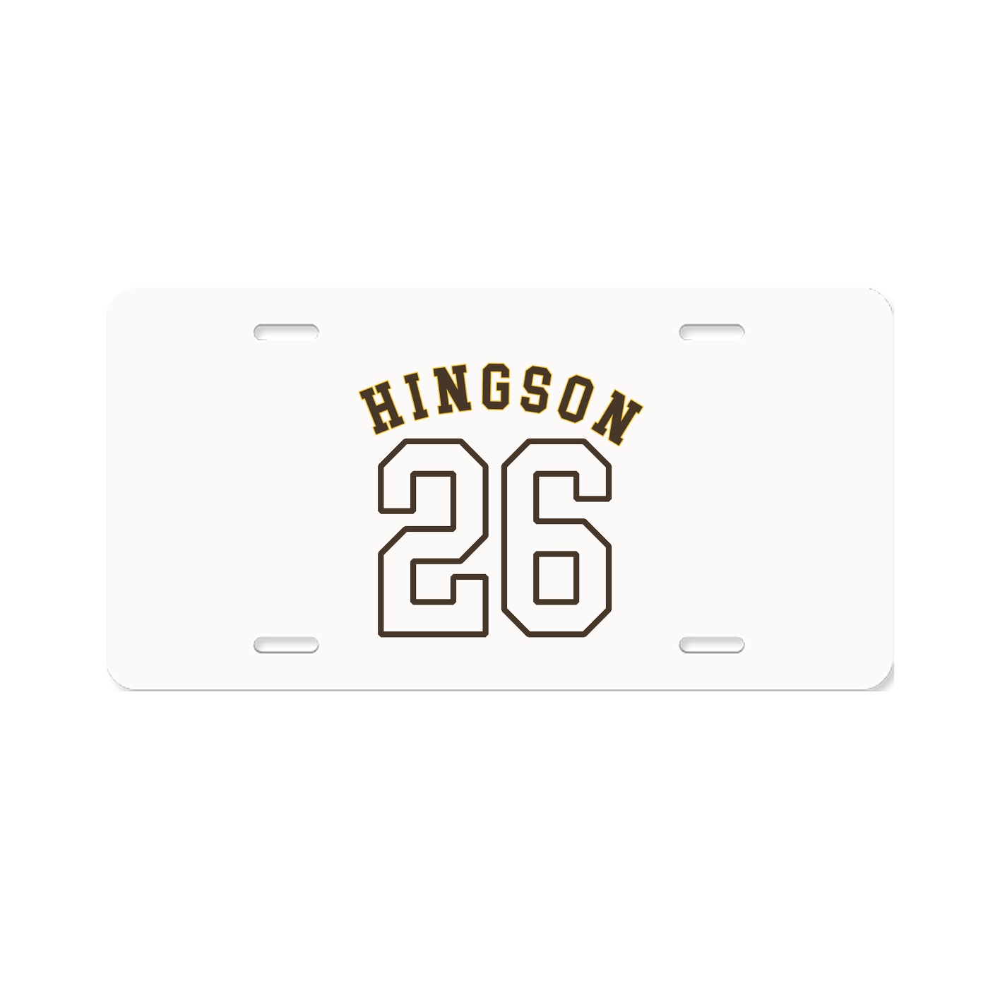 License Plate — Shirsey Arch in Classic