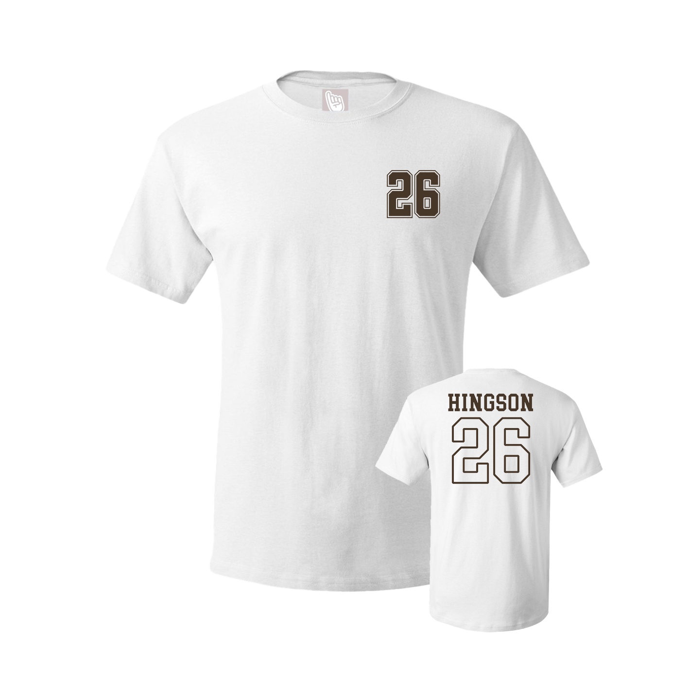 Youth Tee — Chest Back in White