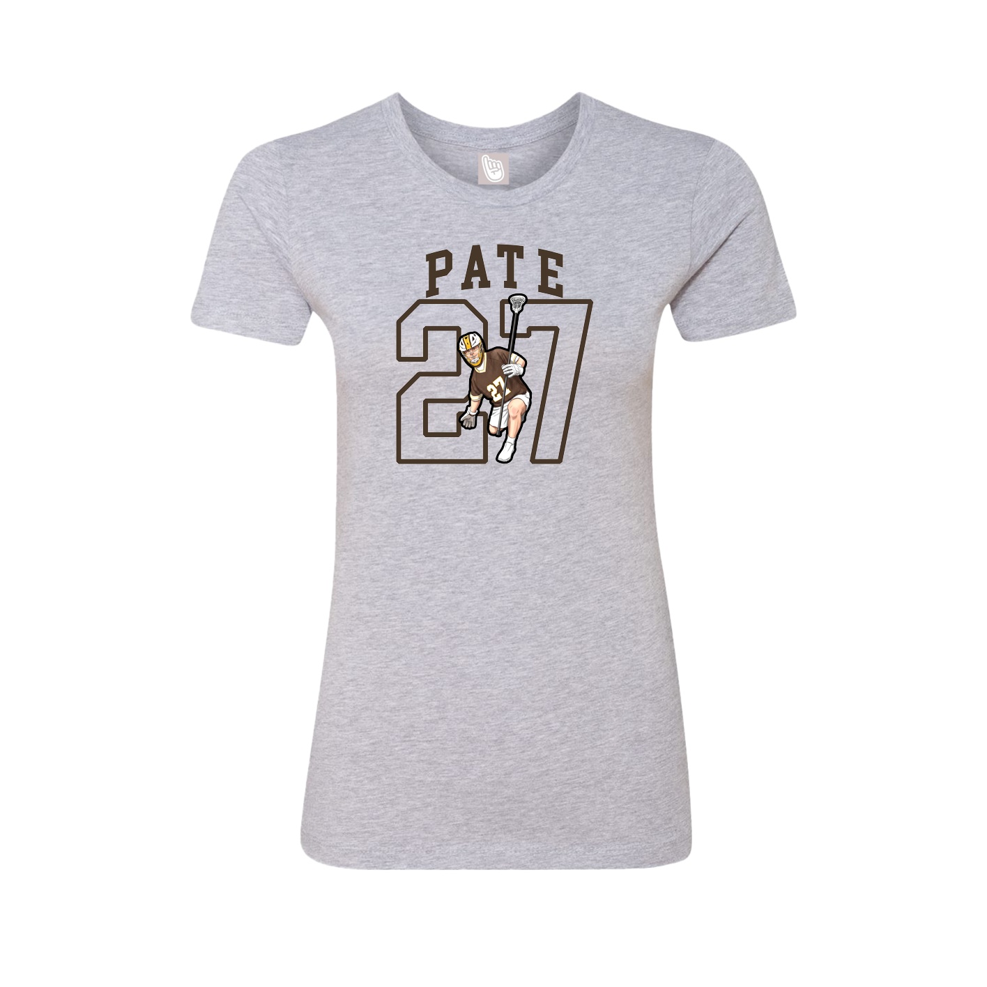 Fitted Women's Tee — Shirsey in Grey