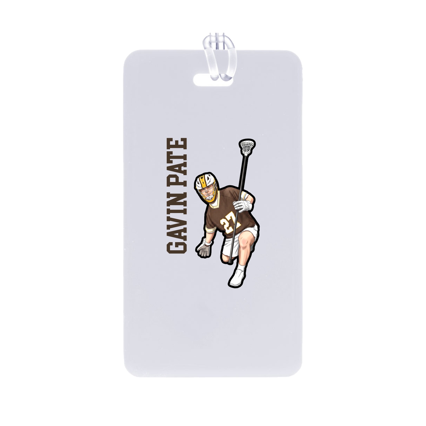 Bag Tag — Name Vertical in Classic
