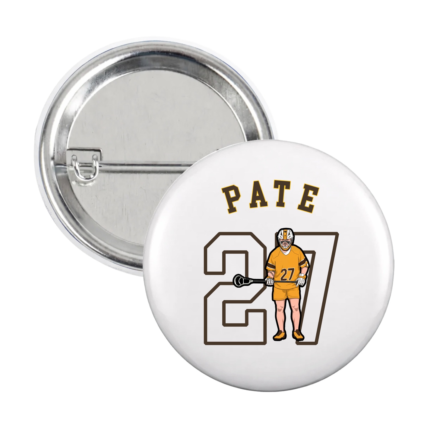 Game Day Button — Shirsey Arch in White