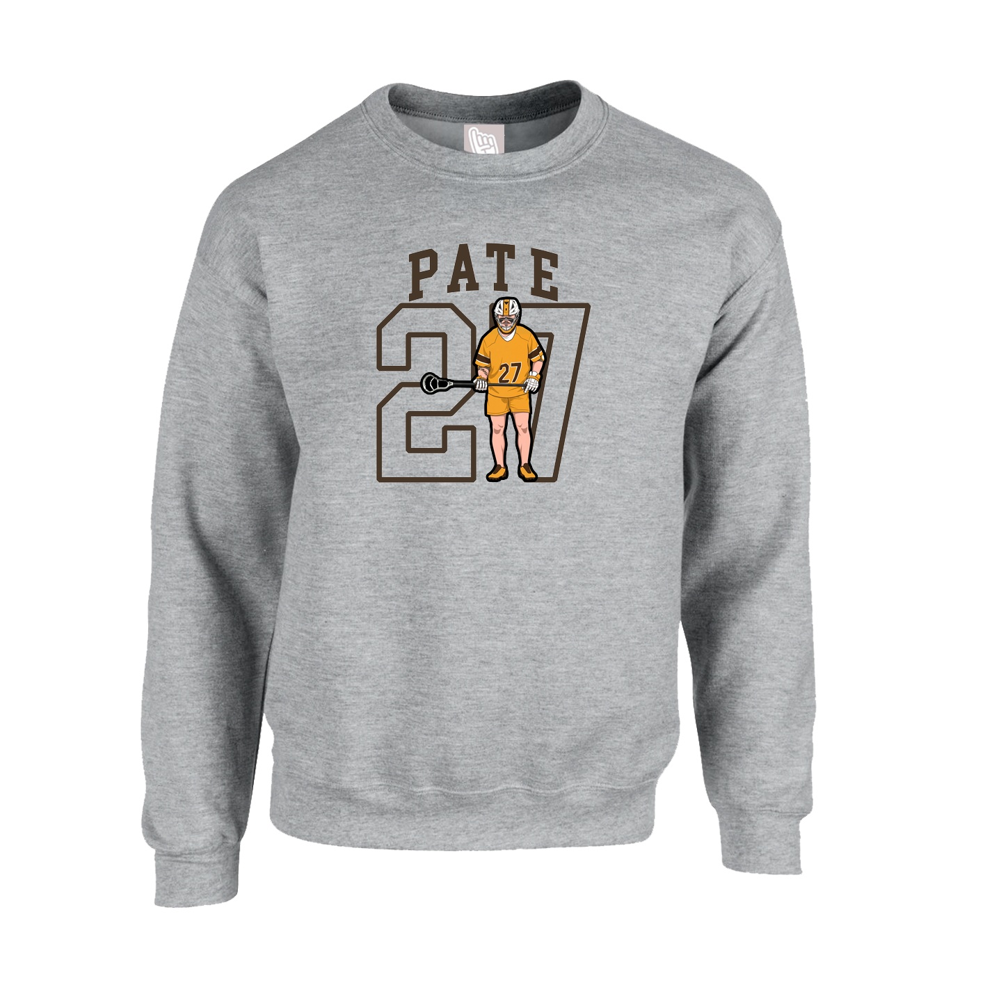 Fleece Crew — Shirsey in Grey