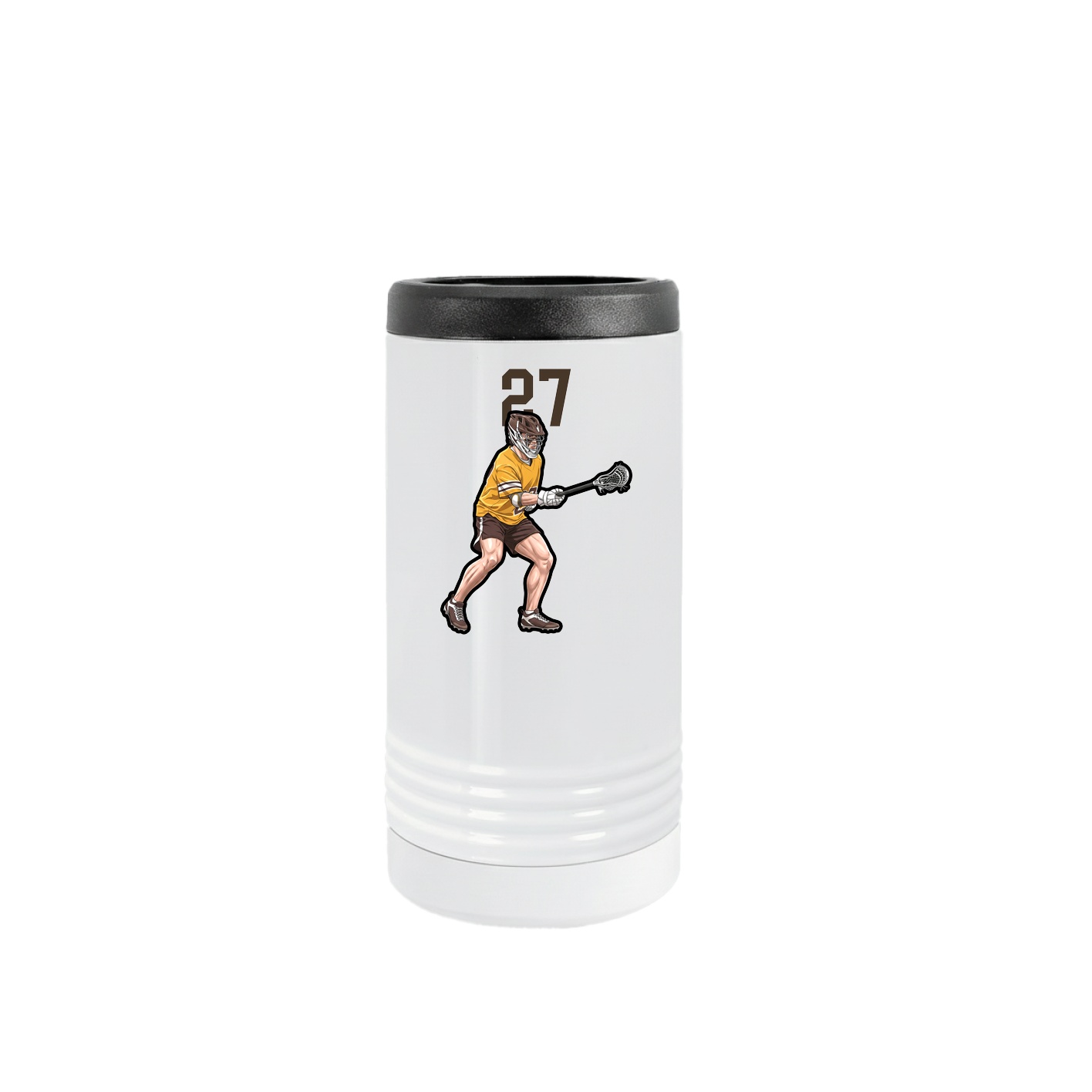 Slim Beverage Holder — Number Top in White