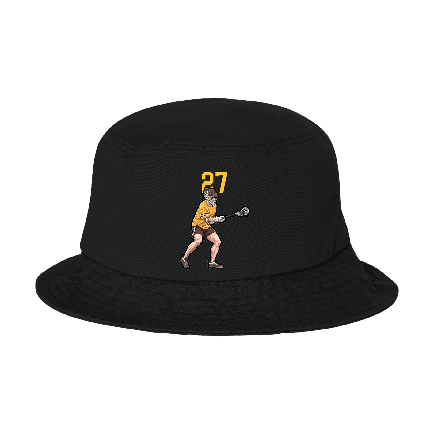 Bucket Cap — Number Top in Black
