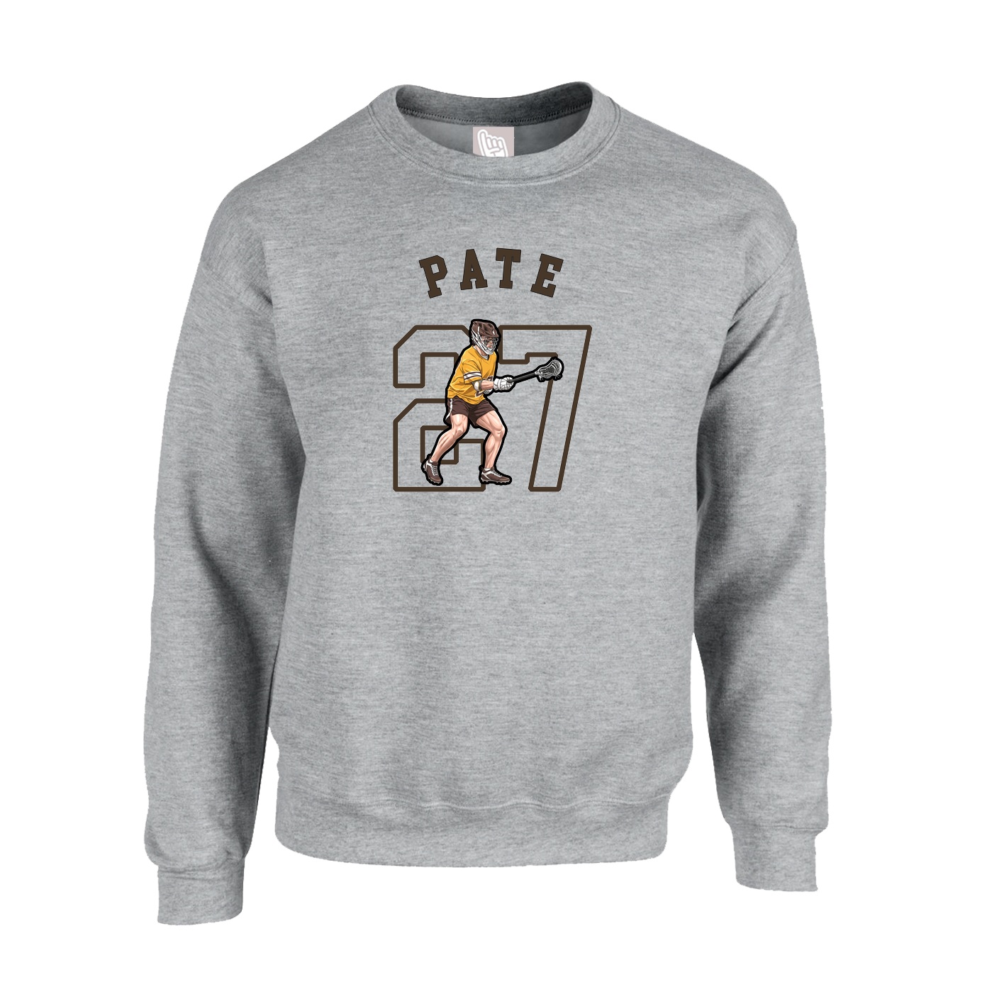 Fleece Crew — Shirsey Arch in Grey