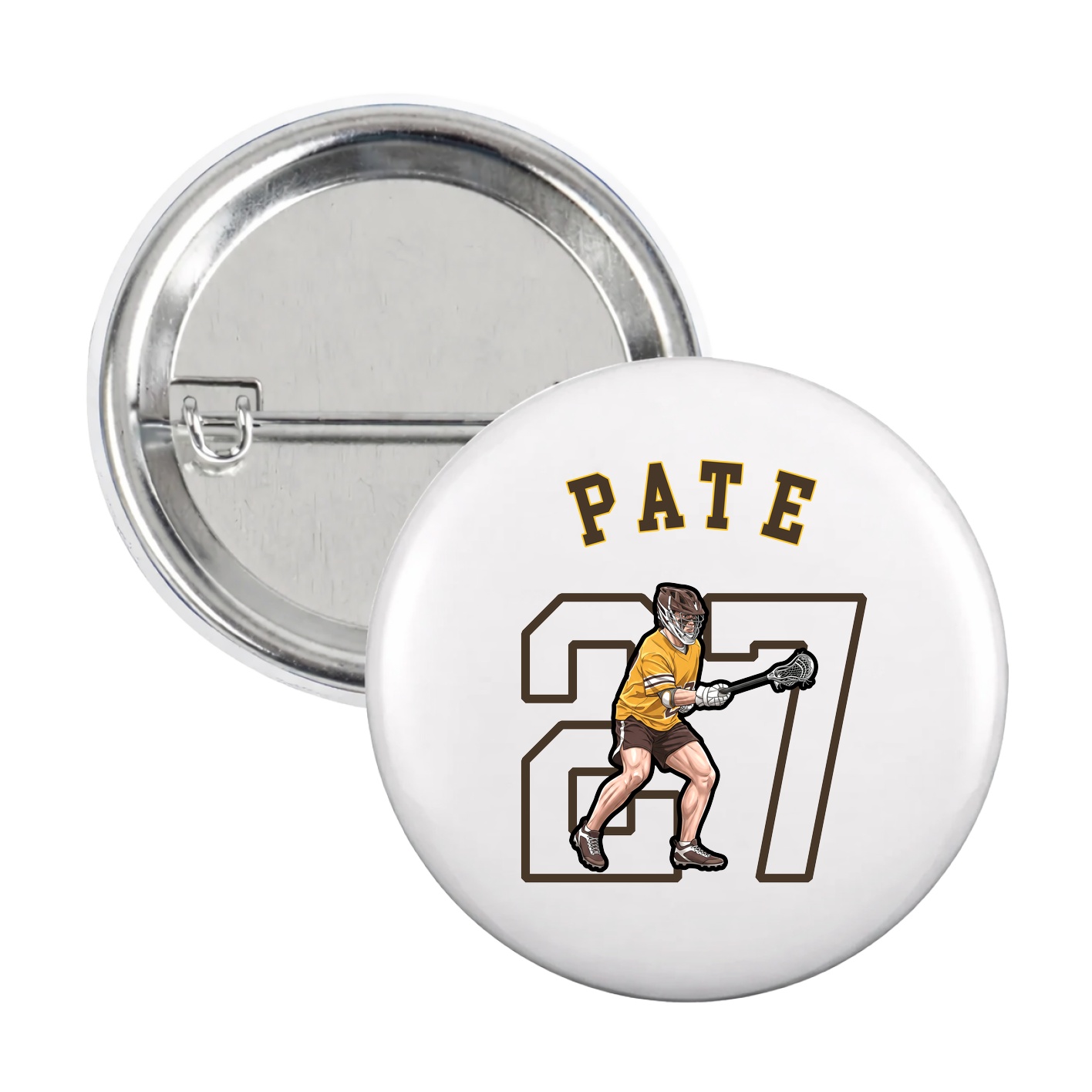 Game Day Button — Shirsey Arch in White
