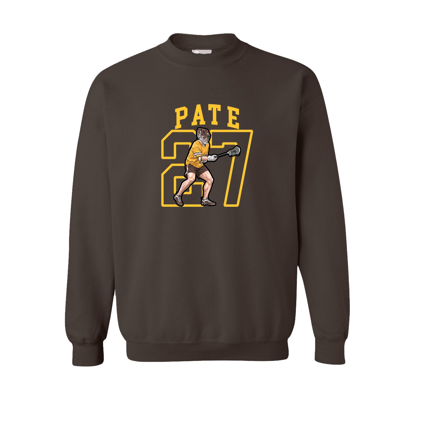 Fleece Crew — Shirsey in Brown
