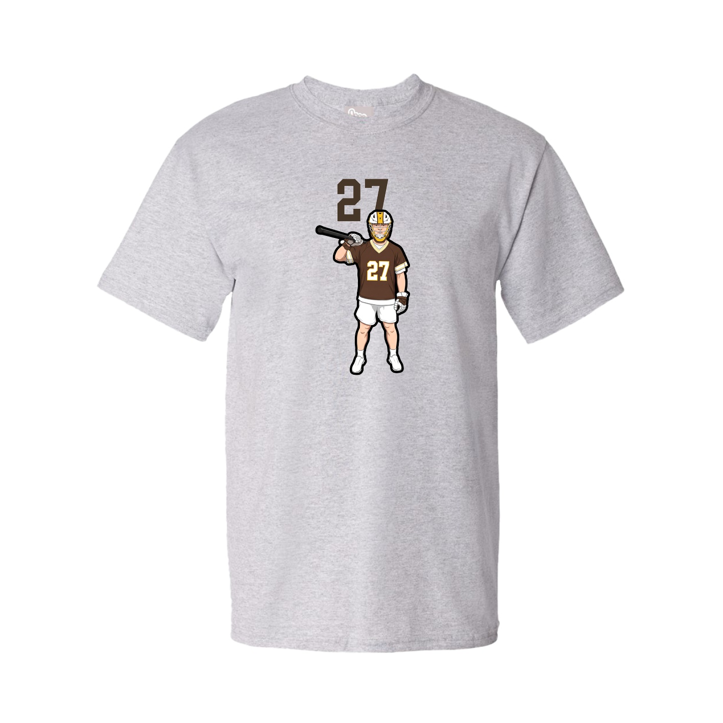 Tee — Number Top in Grey
