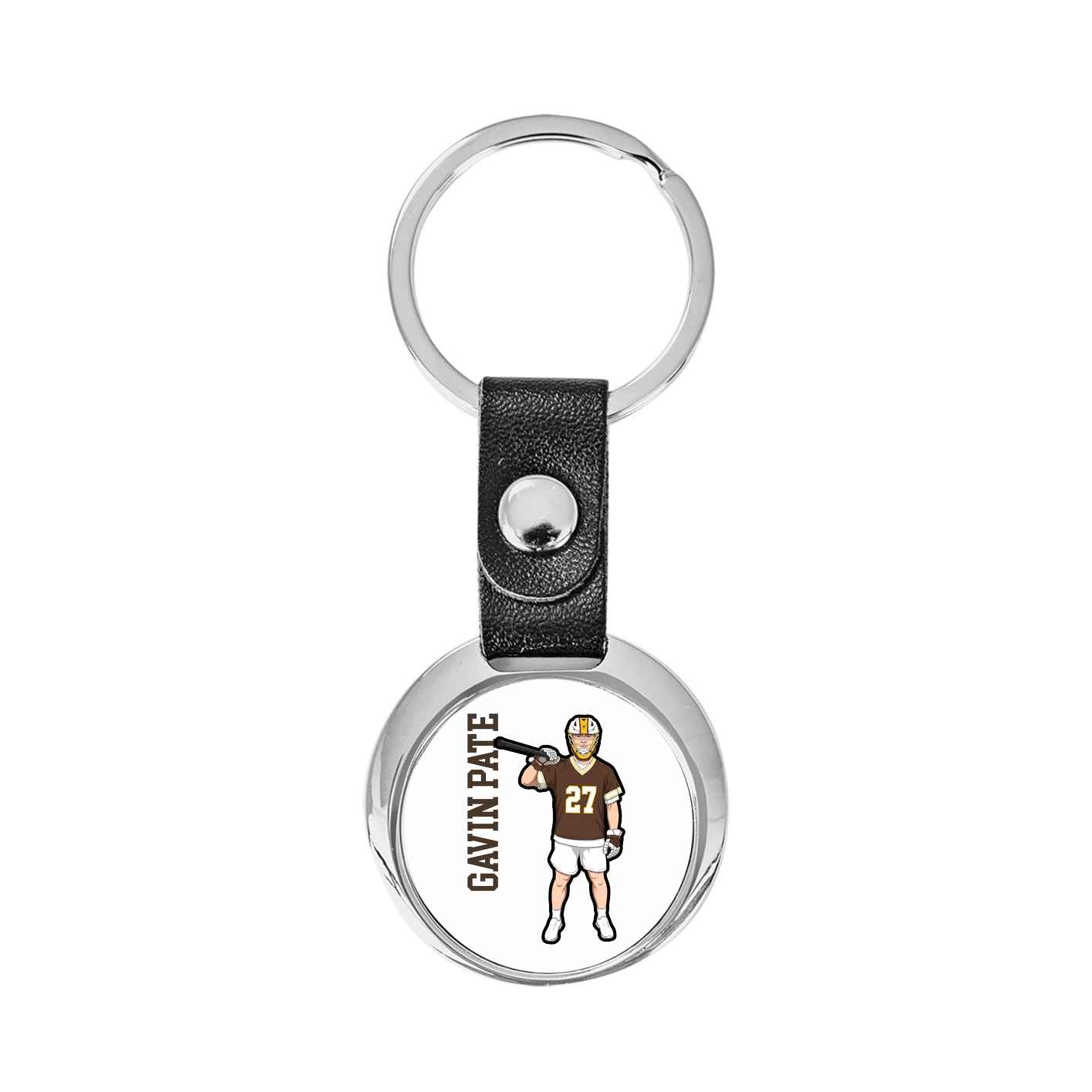 Key Chain — Name Vertical in Classic