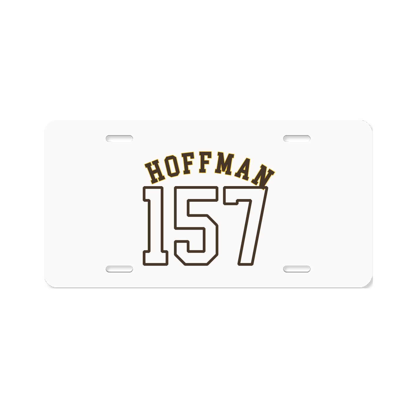 License Plate — Shirsey Arch in Classic