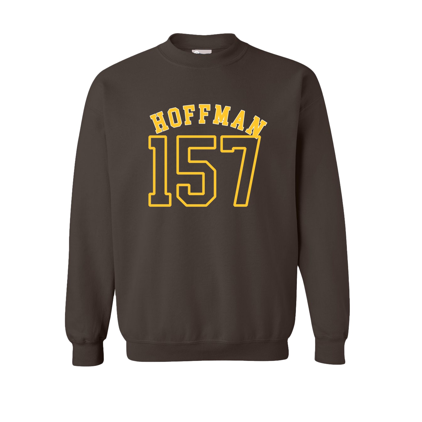 Fleece Crew — Shirsey Arch in Brown