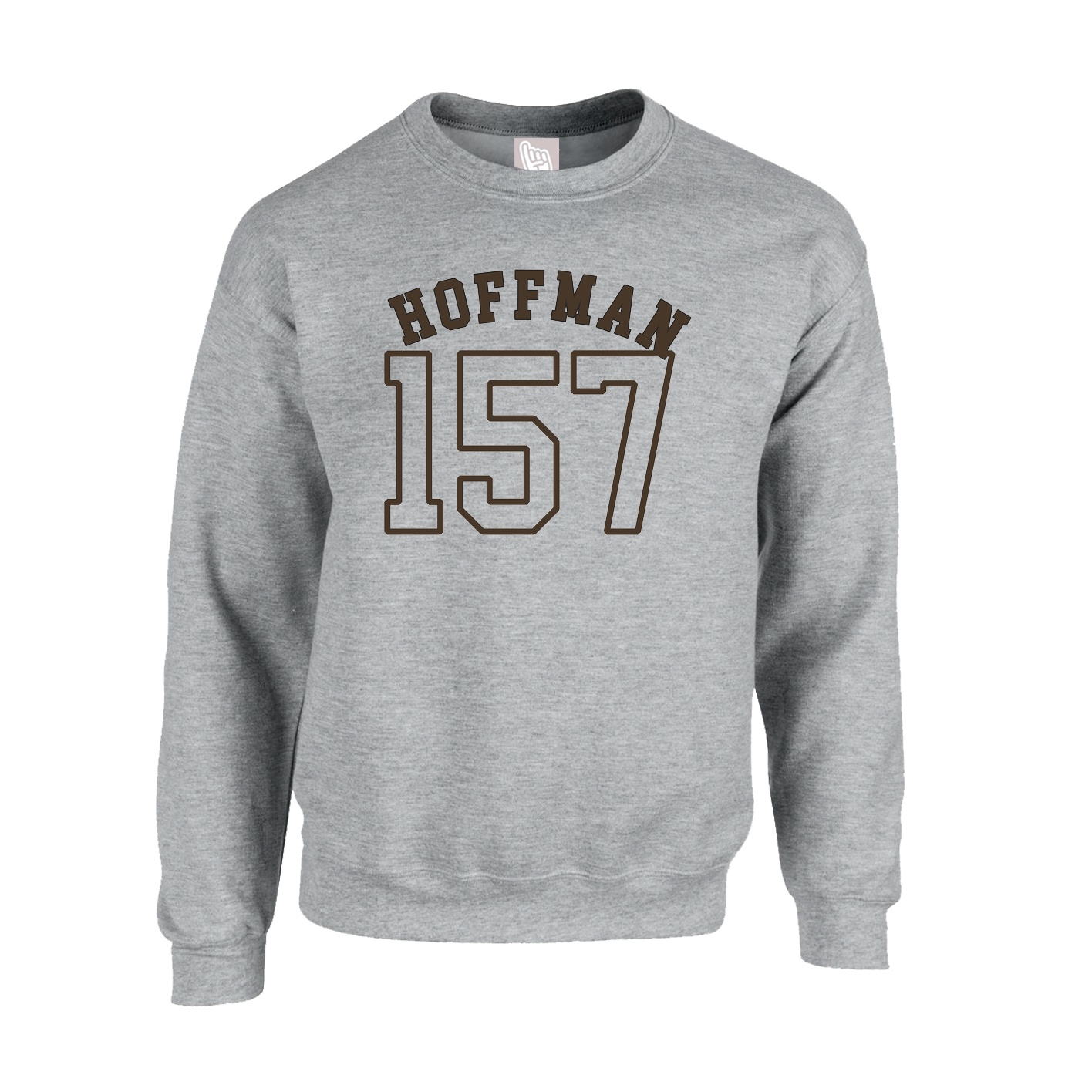 Fleece Crew — Shirsey Arch in Grey