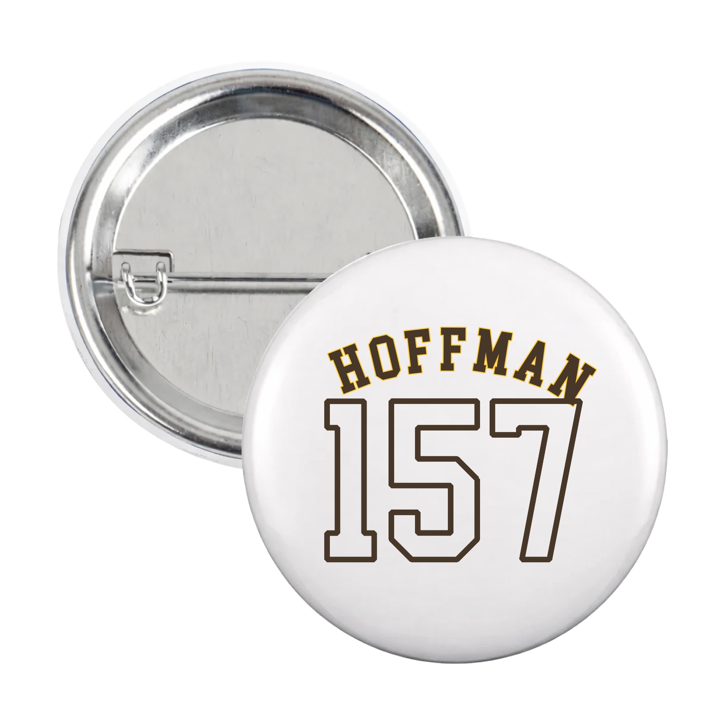 Game Day Button — Shirsey Arch in White