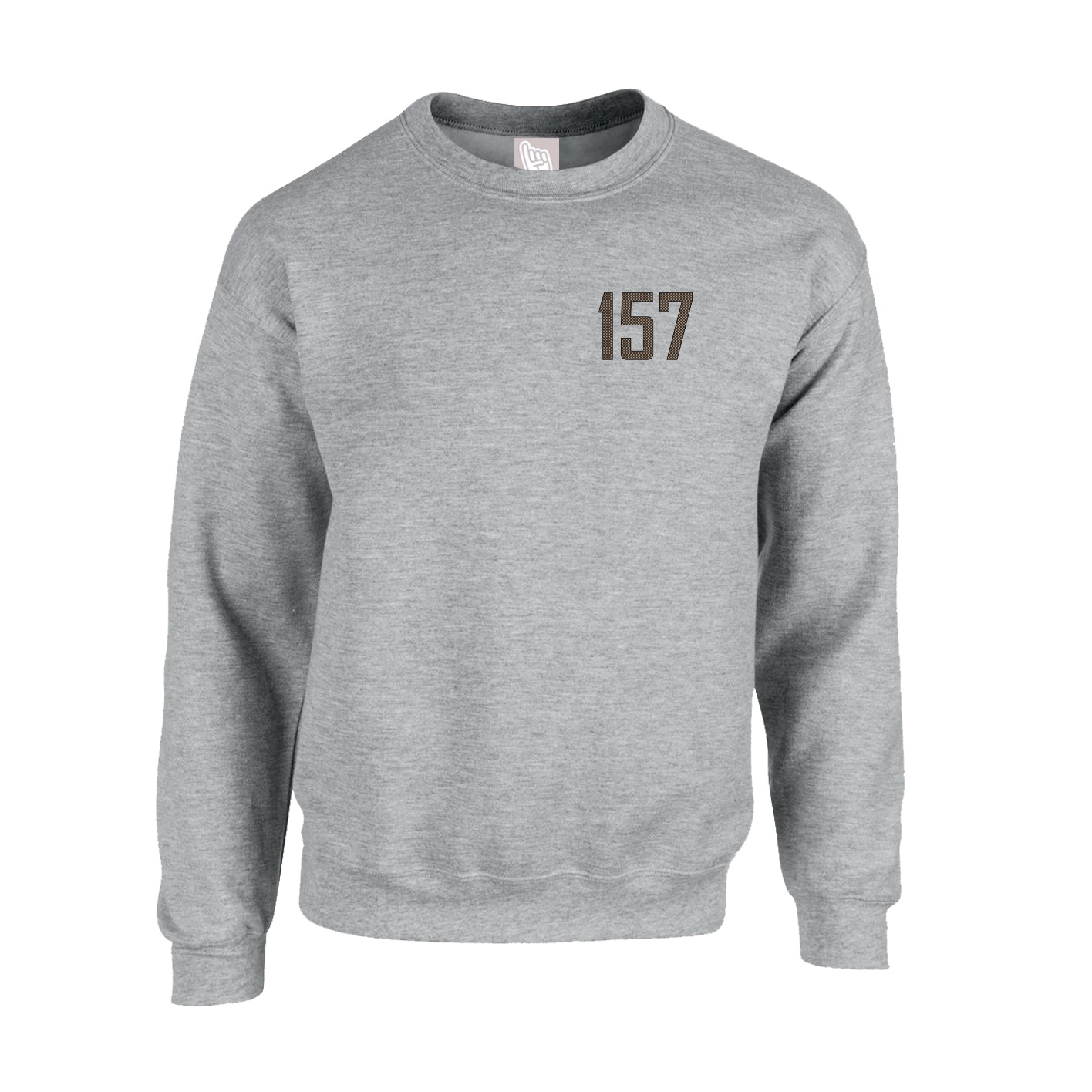 Fleece Crew — Front Shirsy in Grey