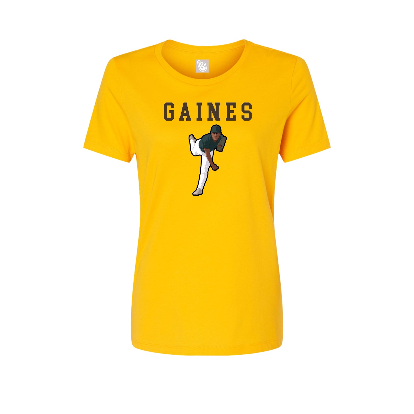 Fitted Women's Tee — Shirsey in Gold