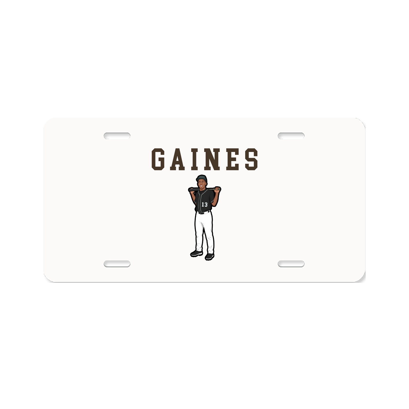 License Plate — Shirsey in Classic