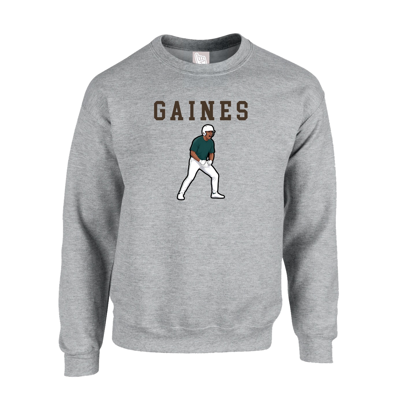 Fleece Crew — Shirsey in Grey
