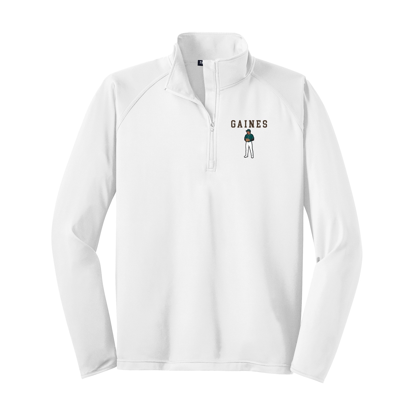 Q-Zip Pullover — Shirsey in White