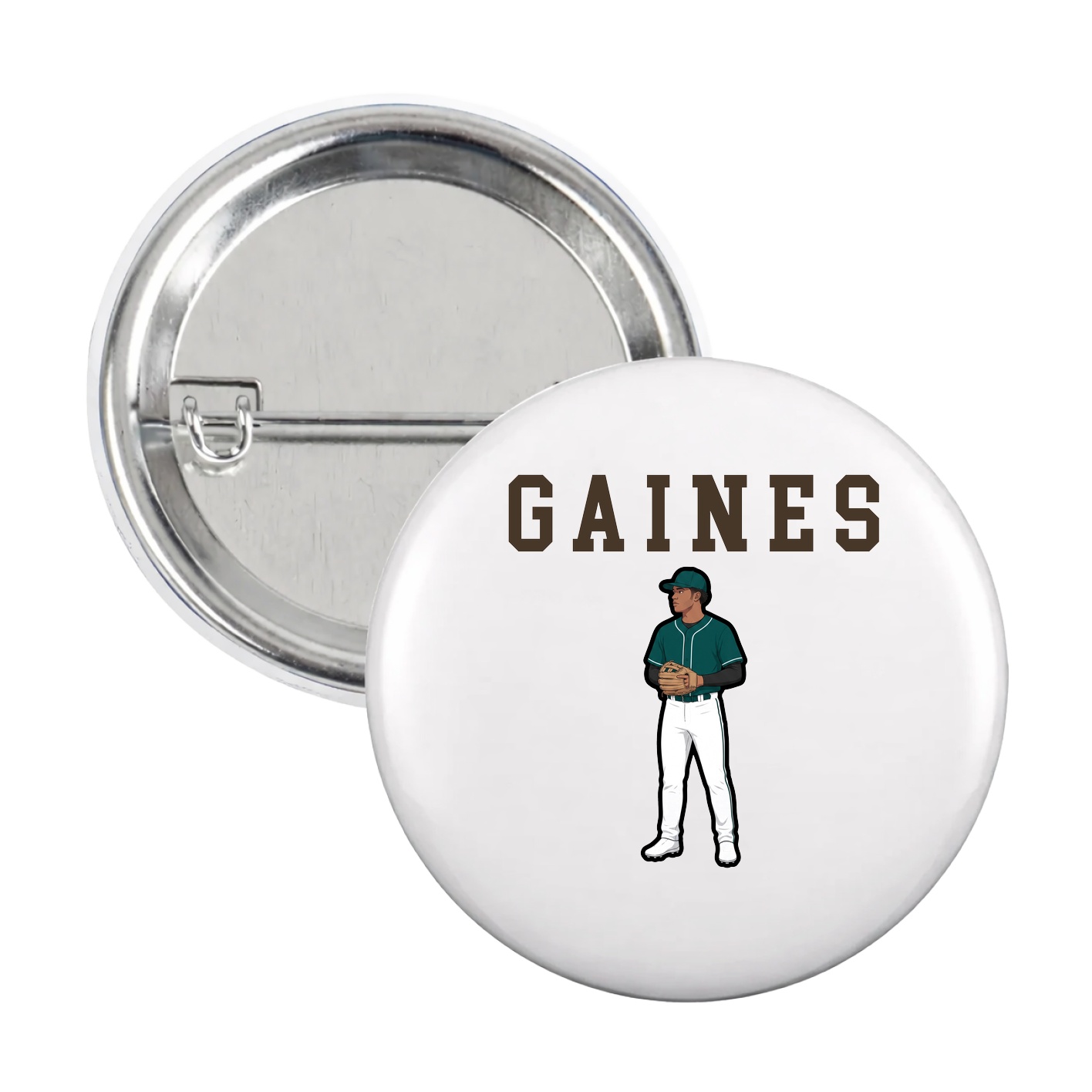 Game Day Button — Shirsey in White
