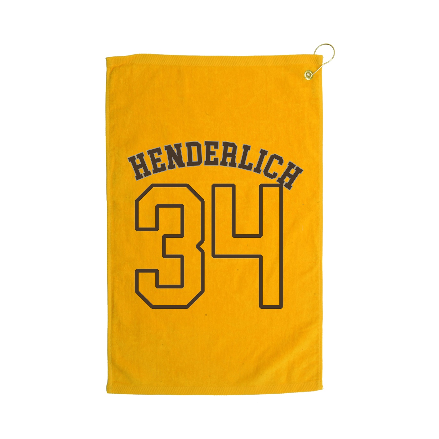 Golf Towel — Shirsey Arch in Gold