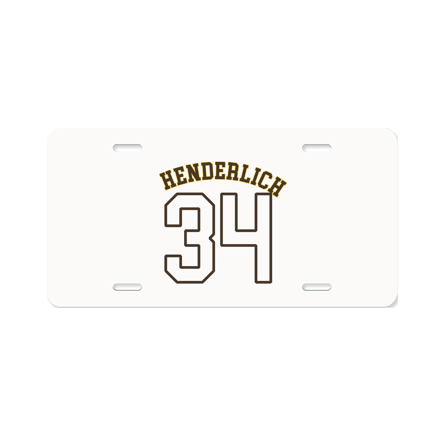 License Plate — Shirsey Arch in Classic